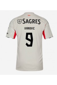 Benfica Franjo Ivanovic #9 Jalkapallovaatteet Vieraspaita 2025-26 Lyhythihainen